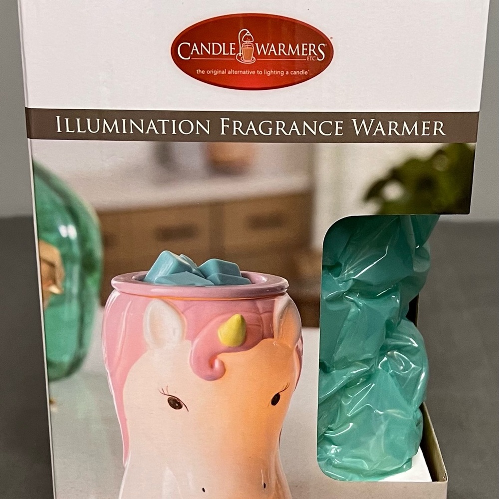 NIB Candle Warmers Unicorn Illumination Fragrance Warmer